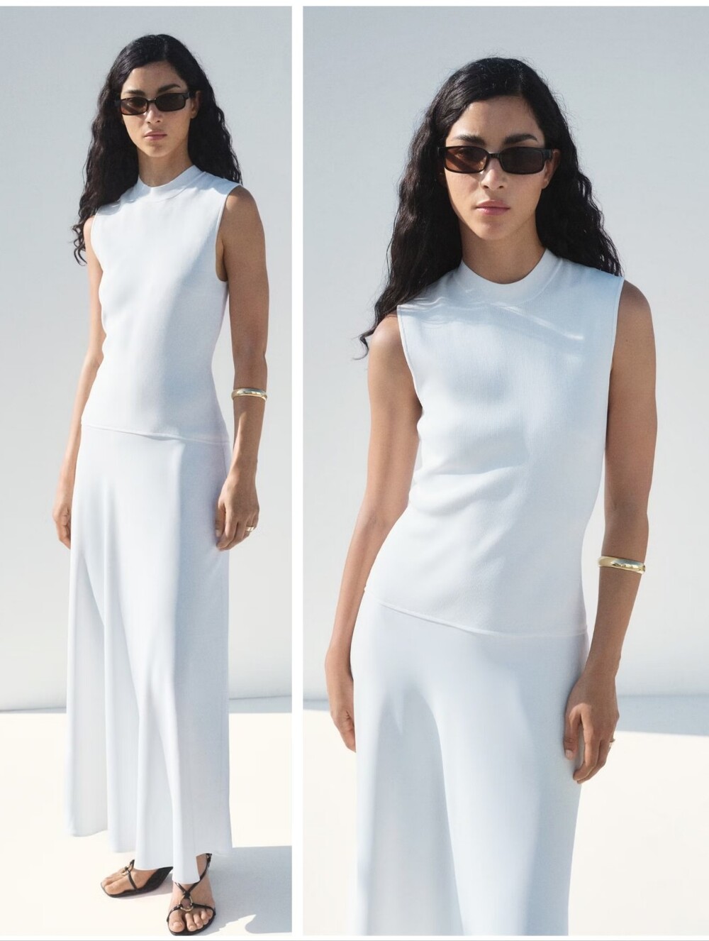 MANGO Combination Dress